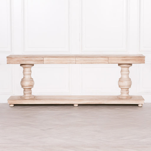 Mango Wood Console Table with Drawers - Modern Home Interiors