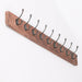 Vintage Cast Iron Mango Wood Coat Hanger Hook - Modern Home Interiors