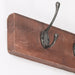 Vintage Cast Iron Mango Wood Coat Hanger Hook - Modern Home Interiors