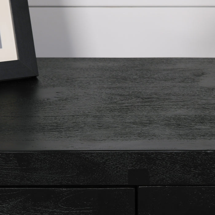 Black Wooden Contemporary Sideboard