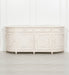 Aged Ivory Mahogany Wood Sideboard - Modern Home Interiors