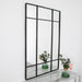 Modern Pane Mirror - Black - Modern Home Interiors