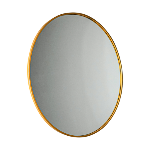 Gold Brooklyn Round Mirror - Medium - Modern Home Interiors