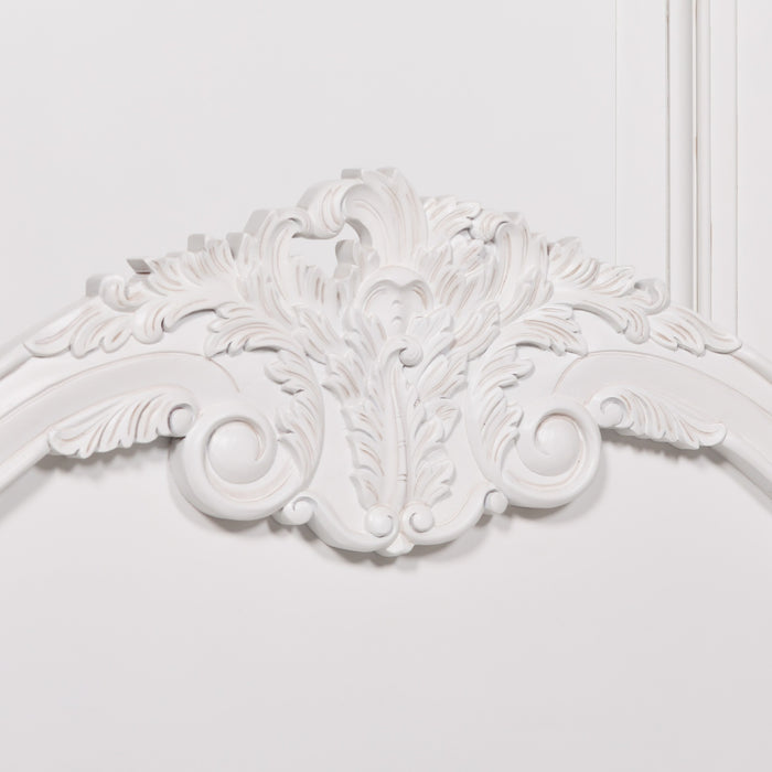 French Carved Rose Cherub Bed