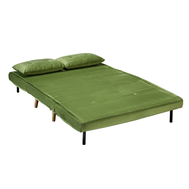 Madison Plush Velvet Sofa Bed - Green