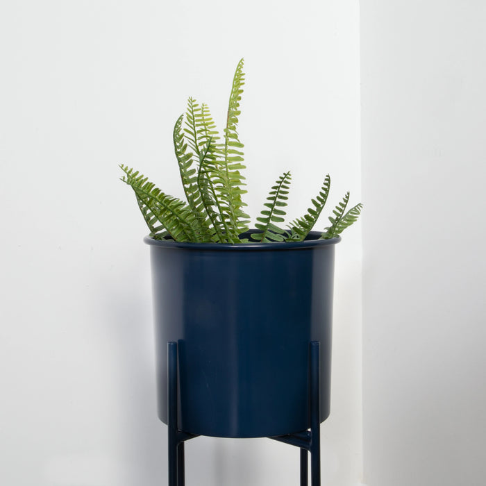 Stilts Navy Blue Plant Holder