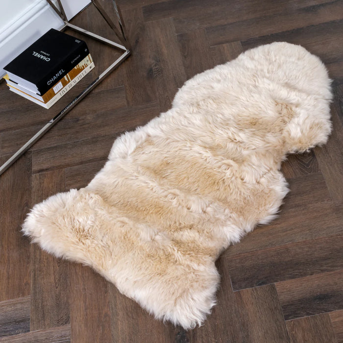 Grey Sheepskin Rug XXL Hypoallergenic Durable All Season Use