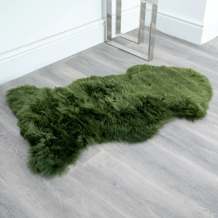 Grey Sheepskin Rug XXL Hypoallergenic Durable All Season Use