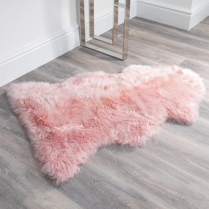 Grey Sheepskin Rug XXL Hypoallergenic Durable All Season Use