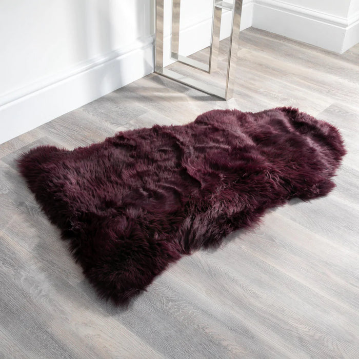 Grey Sheepskin Rug XXL Hypoallergenic Durable All Season Use