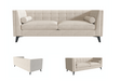 Bespoke Miami Velvet and Chrome Luxe Sofa Collection - All Options - Modern Home Interiors