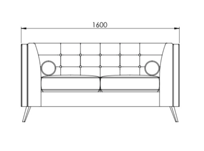 Bespoke Miami Velvet and Chrome Luxe Sofa Collection - All Options - Modern Home Interiors