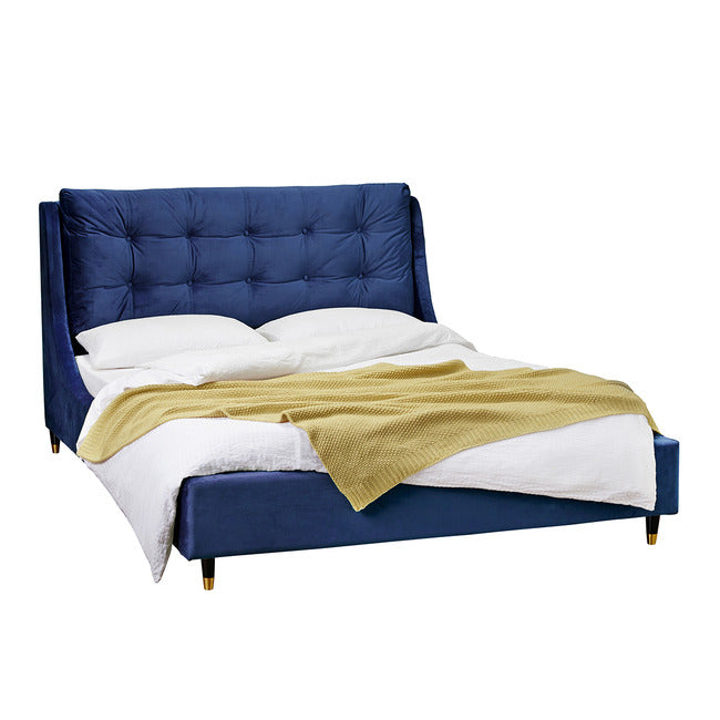 Sloane Velvet Padded Bed Frame