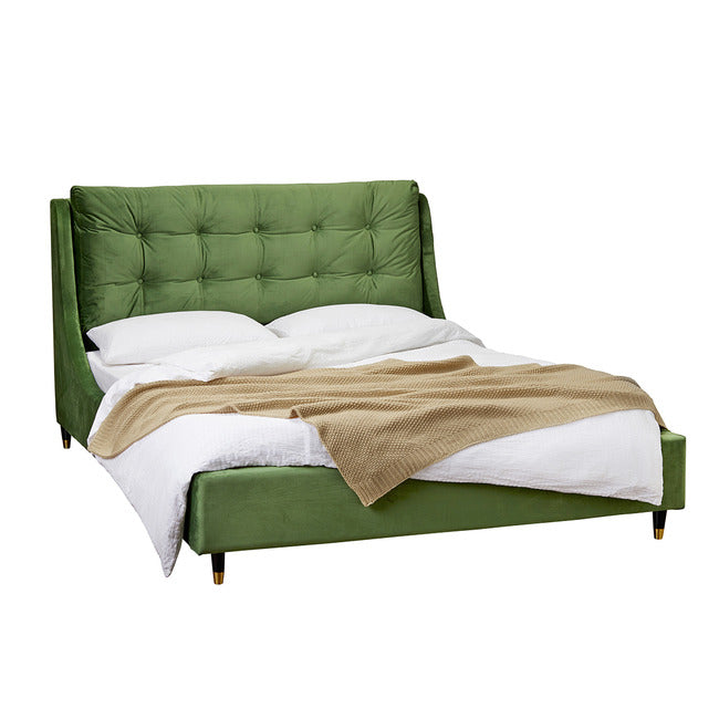 Sloane Velvet Padded Bed Frame