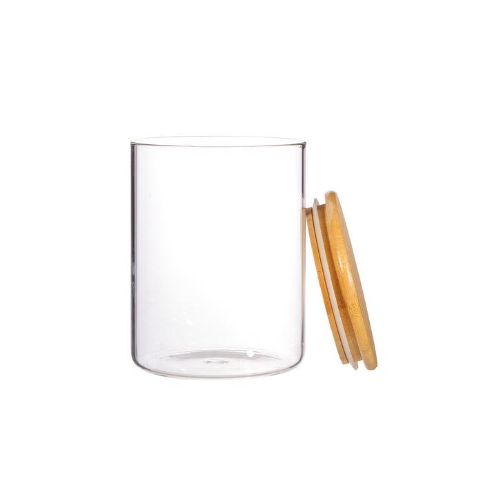 Storage Jar With Bamboo Lid - 4 Sizes Available