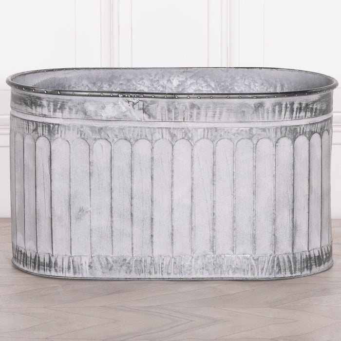 Arched Pattern Metal Planter