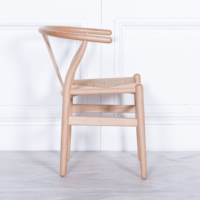 Wishbone Natural Wooden Dining Chair