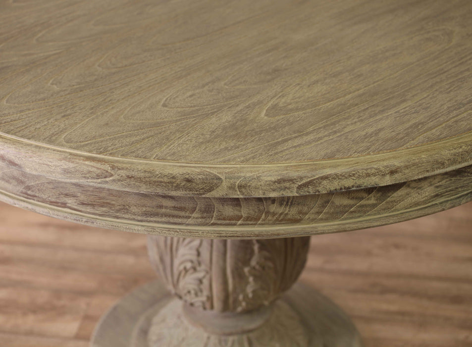 Round Pedestal Acorn Dining Table 120cm