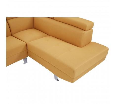 Hanover Large Ochre Linen Sofa - Modern Home Interiors