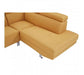 Hanover Large Ochre Linen Sofa - Modern Home Interiors