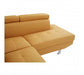 Hanover Large Ochre Linen Sofa - Modern Home Interiors