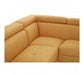 Hanover Large Ochre Linen Sofa - Modern Home Interiors