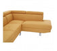 Hanover Large Ochre Linen Sofa - Modern Home Interiors