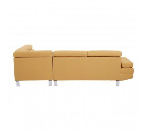 Hanover Large Ochre Linen Sofa - Modern Home Interiors