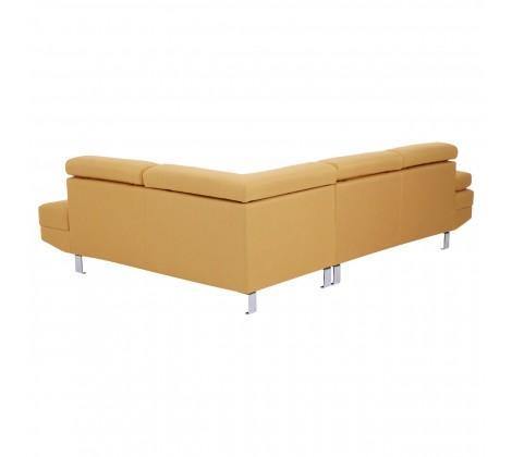 Hanover Large Ochre Linen Sofa - Modern Home Interiors