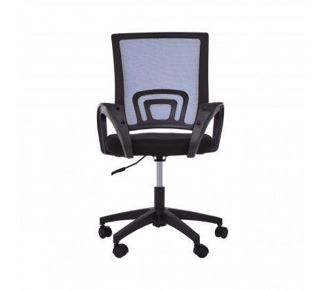 Blue Home Office Chair With Black Arms - Modern Home Interiors