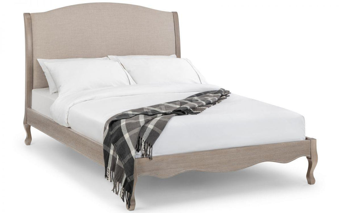 Camille Bed Frame - Oatmeal Linen - Modern Home Interiors