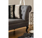 Regents Park Chaise Longue - Grey - Modern Home Interiors