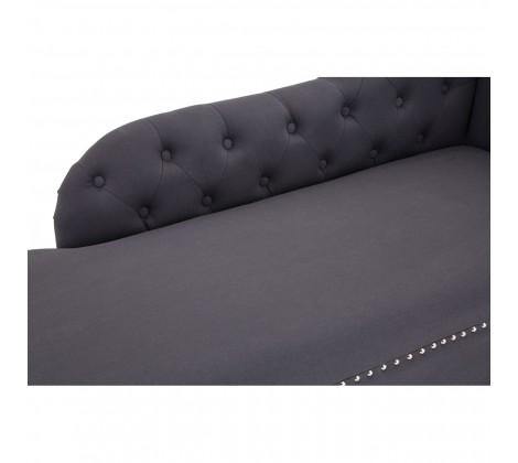 Regents Park Chaise Longue - Grey - Modern Home Interiors