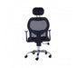 Black Home Office Chair With Black Arms And 5-Wheeler Base - Modern Home Interiors