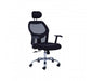 Black Home Office Chair With Black Arms And 5-Wheeler Base - Modern Home Interiors