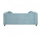 Farah 3 Seat Blue Velvet Sofa - Modern Home Interiors