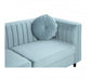 Farah 3 Seat Blue Velvet Sofa - Modern Home Interiors