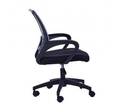 Grey Home Office Chair With Black Arms - Modern Home Interiors