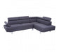 Hanover Large Grey Linen Sofa - Modern Home Interiors