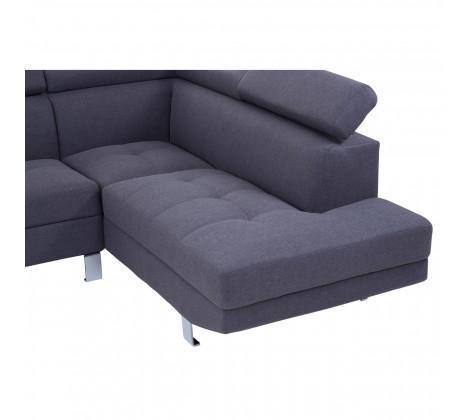 Hanover Large Grey Linen Sofa - Modern Home Interiors