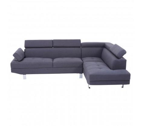 Hanover Large Grey Linen Sofa - Modern Home Interiors