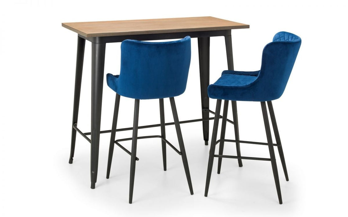 Luxe Bar Stool - Blue