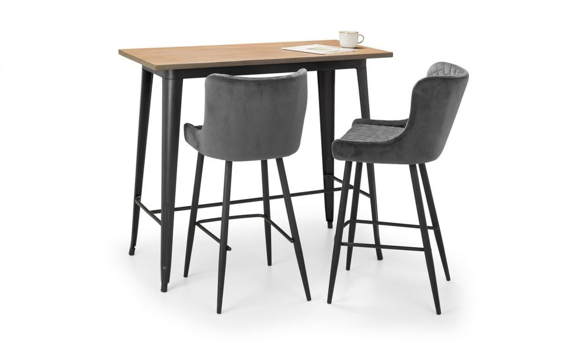 Luxe Bar Stool - Grey