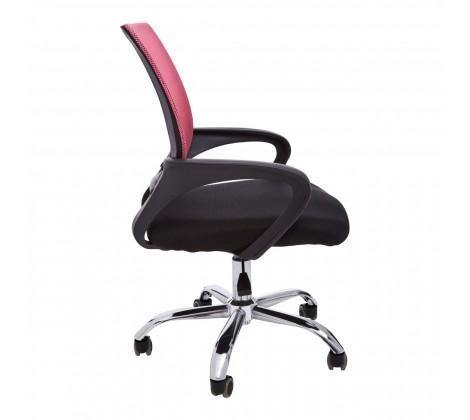 Pink Home Office Chair With Black Armrest - Modern Home Interiors