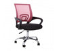 Pink Home Office Chair With Black Armrest - Modern Home Interiors