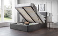 Sanderson Diamond Quilted Velvet Ottoman Bed - Modern Home Interiors